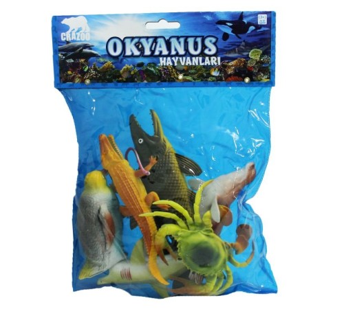 Okyanus Hayvanları Poşetli S01000713 Okyanus Hayvanları Poşetli S01000713