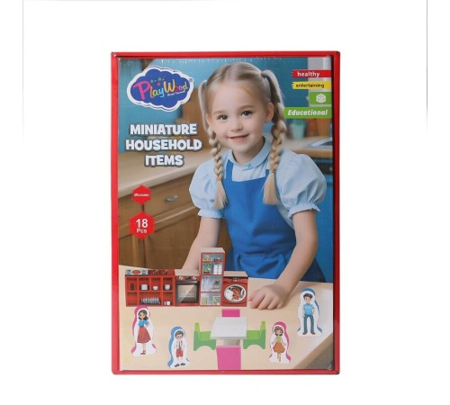ONY-407 Ahşap Minyatür Ev Eşyaları -Onyıl Oyuncak ONY-407 Ahşap Minyatür Ev Eşyaları -Onyıl Oyuncak
