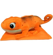 Peluş Battaniyeli Yatan Bukalemun 55 cm.