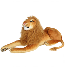 Peluş Yatan Aslan 50 cm.
