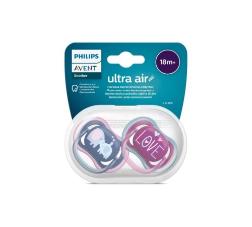 Philips Avent Ultra Air Emzik 18+ Ay Kız Philips Avent Ultra Air Emzik 18+ Ay Kız