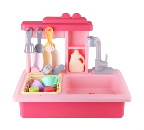 Pilli İnteraktif Lavabo Seti Pembe Pilli İnteraktif Lavabo Seti Pembe