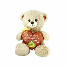 PJH2323 Peluş Kalpli Ayı Love You 30 cm