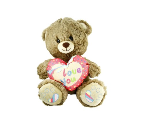 PJH2324 Peluş Kalpli Ayı Love You 30 cm -Vardem PJH2324 Peluş Kalpli Ayı Love You 30 cm -Vardem