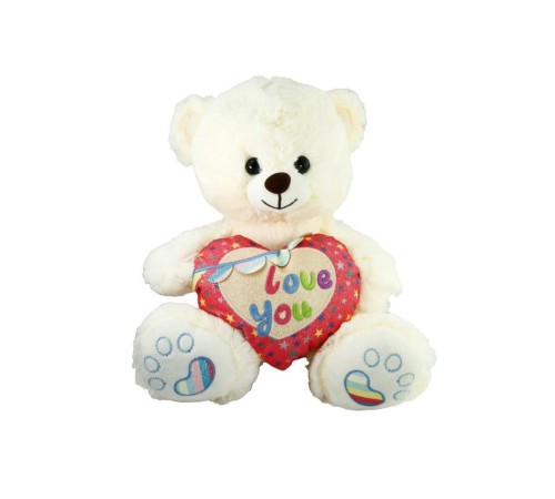 PJH2324 Peluş Kalpli Ayı Love You 30 cm -Vardem PJH2324 Peluş Kalpli Ayı Love You 30 cm -Vardem
