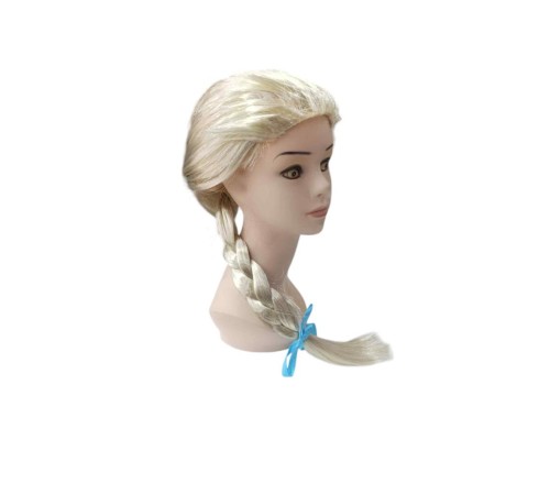 Platin Altın Dore Renk Karlar Ülkesi Elsa Frozen Peruğu Çocuk Boy Platin Altın Dore Renk Karlar Ülkesi Elsa Frozen Peruğu Çocuk Boy