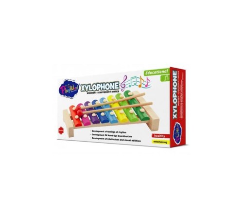 PlayWood Ahşap 8 Farklı Notalı Ksilofon 405 PlayWood Ahşap 8 Farklı Notalı Ksilofon 405