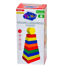 Playwood Ahşap Dikdörtgen Renkli Kule