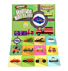 Playwood Ahşap Hafıza Kartları Taşıtlar