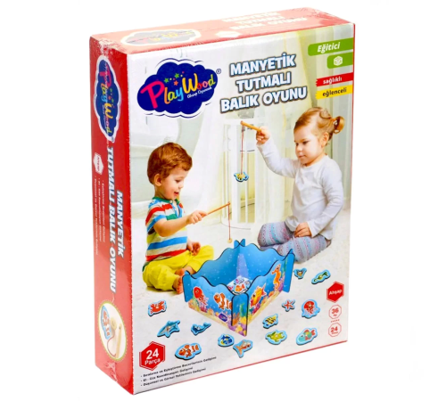 Playwood Ahşap Manyetik Balık Tutma Oyunu Playwood Ahşap Manyetik Balık Tutma Oyunu