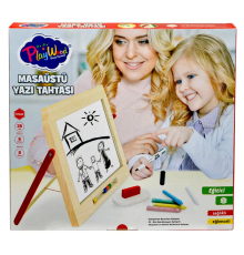 Playwood Ahşap Masaüstü Yazı Tahtası
