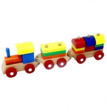 Playwood Eğitici Ahşap Bultak Tren