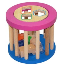 Playwood Eğitici Ahşap Silindir Bultak
