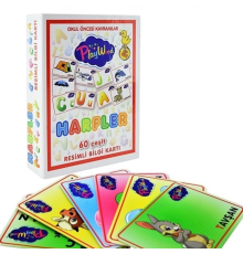 Playwood Eğitici Resimli Bilgi Kartı Harfler