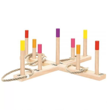 Playwood Kutuda Ahşap Halka Atma Oyunu