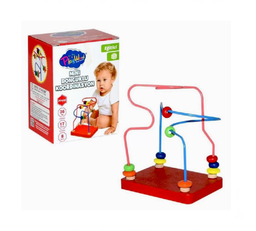 Playwood Kutuda Ahşap Mini Boncuklu Koordinasyon Playwood Kutuda Ahşap Mini Boncuklu Koordinasyon