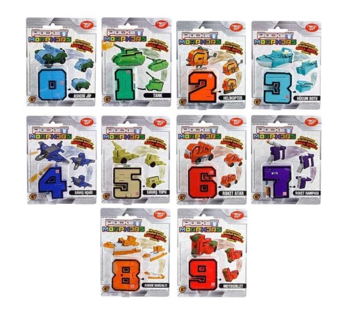 PM/6888 Pocket Morphers Dönüşebilen Numaralar / Tekli satılır PM/6888 Pocket Morphers Dönüşebilen Numaralar / Tekli satılır