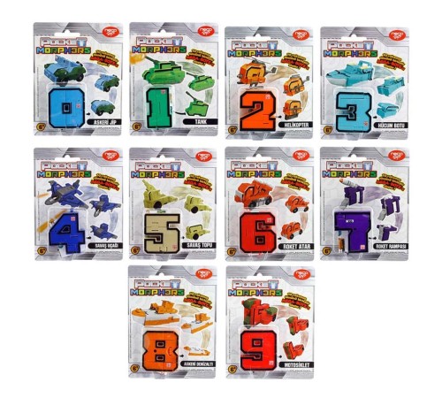 Pocket Morphers Dönüşebilen Numaralar Pocket Morphers Dönüşebilen Numaralar