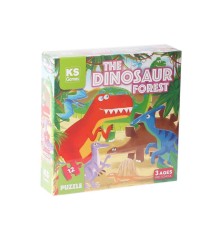 PRS 32703 The Dinosaur Forest Pre School Puzzle 12 Parça