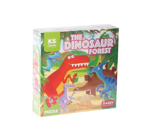 PRS 32703 The Dinosaur Forest Pre School Puzzle 12 Parça PRS 32703 The Dinosaur Forest Pre School Puzzle 12 Parça