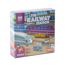 PRS 32712 The Railway Station Pre School Puzzle -Ks Puzzle