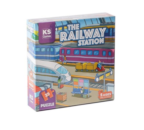 PRS 32712 The Railway Station Pre School Puzzle -Ks Puzzle PRS 32712 The Railway Station Pre School Puzzle -Ks Puzzle