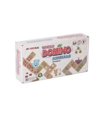 RD5648 Ahşap Domino Animals -Redka