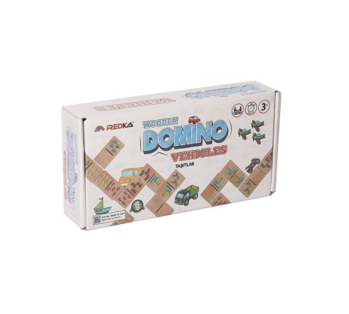 RD5649 Ahşap Domino Oyunu Araçlar -Redka RD5649 Ahşap Domino Oyunu Araçlar -Redka