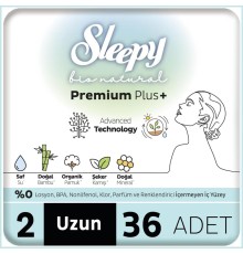 Sleepy Bio Natural Premium Plus Mega Uzun Ped 36 Adet