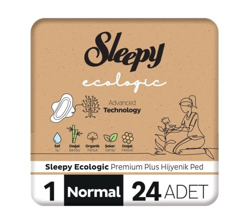 Sleepy Ecologic Premium Plus Normal Ped 24 Adet Sleepy Ecologic Premium Plus Normal Ped 24 Adet