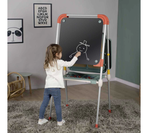 Smoby Metal Ayaklı Çift Taraflı Manyetik Yazı Tahtası 7600410207 Smoby Metal Ayaklı Çift Taraflı Manyetik Yazı Tahtası 7600410207