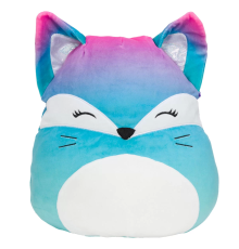 Squishmallow Pembe Mavi Tilki Vickie 20 cm