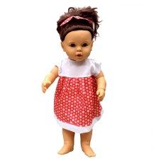 Sunman Lila Sesli Saçlı Et Bebek