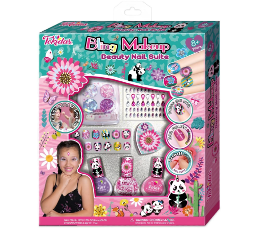 Tokidas Bling Makyaj Güzellik Tırnak Paketi Tokidas Bling Makyaj Güzellik Tırnak Paketi