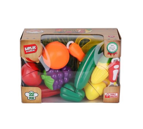 URT007-KUTU-2AB 22 PCS KESİLEBİLİEN SEBZE MEYVELER URT007-KUTU-2AB 22 PCS KESİLEBİLİEN SEBZE MEYVELER