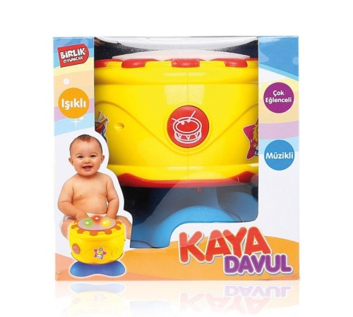 URT009-01 Müzikli ve Işıklı Kaya Davul -Birliktoys URT009-01 Müzikli ve Işıklı Kaya Davul -Birliktoys