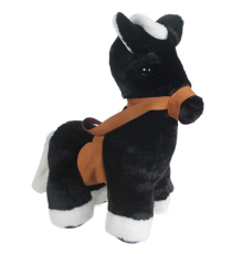 Uyku Arkadaşı Peluş Eşek Siyah 45 cm