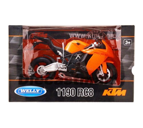 Welly 1:10 1190 RC8 Model Motosiklet Welly 1:10 1190 RC8 Model Motosiklet