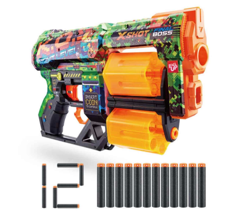 X-Shot Excel Skins Dread Blaster 12 Dartlı X-Shot Excel Skins Dread Blaster 12 Dartlı