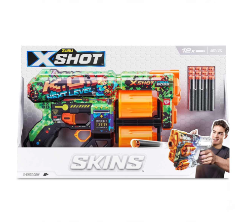 X-Shot Excel Skins Dread Blaster 12 Dartlı X-Shot Excel Skins Dread Blaster 12 Dartlı