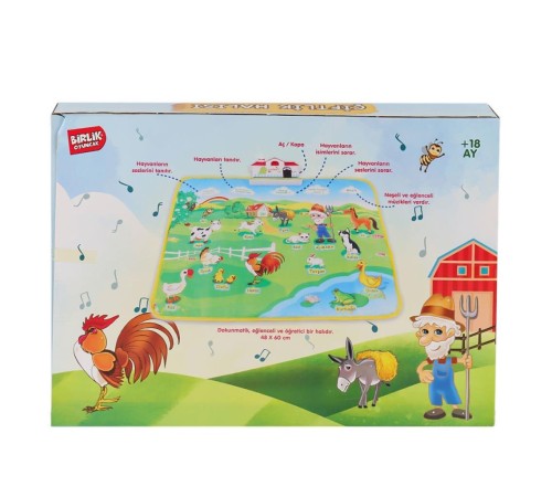 YY-571 A622374TR-U Sesli ve Işıklı Eğitici Çiftlik Halısı -Birliktoys YY-571 A622374TR-U Sesli ve Işıklı Eğitici Çiftlik Halısı -Birliktoys