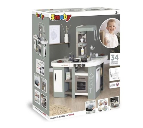 7600311053 Tefal Studio Mutfak XL Bubble-Smoby 7600311053 Tefal Studio Mutfak XL Bubble-Smoby