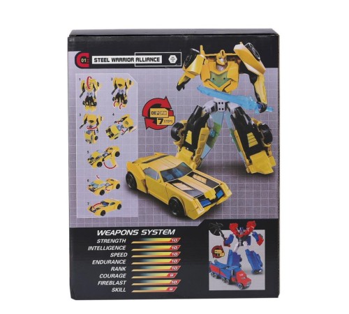 LJ1651 Metal Gövdeli Dönüşebilen Robot -Gepettoys LJ1651 Metal Gövdeli Dönüşebilen Robot -Gepettoys
