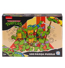 NK0050 Ninja Kaplumbağalar 100 Parça Puzzle -Laçokids