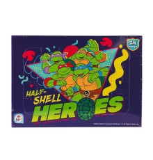 NK7990 Ninja Kaplumbağa Taslamalı 24 Parça Frame Puzzle -Laçokids
