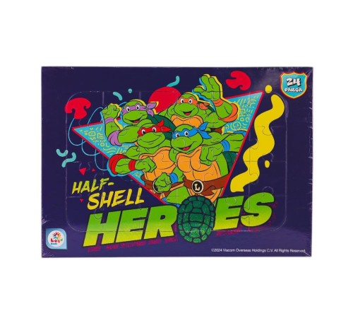 NK7990 Ninja Kaplumbağa Taslamalı 24 Parça Frame Puzzle -Laçokids NK7990 Ninja Kaplumbağa Taslamalı 24 Parça Frame Puzzle -Laçokids