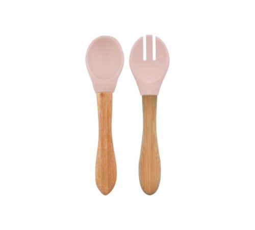 OiOi Mama Kaşığı ve Çatal Seti Pinky Pink OiOi Mama Kaşığı ve Çatal Seti Pinky Pink