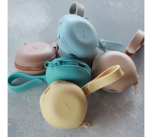 Pod Silikon Emzik Kutusu Aqua Green Pod Silikon Emzik Kutusu Aqua Green