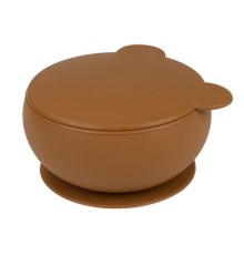 Silikon Kapaklı Kase Woody Brown
