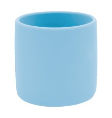 Silikon Mini Bardak Mineral Blue